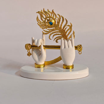 Golden Mor Pankh with Murali | Car Dashboard | Table Decor