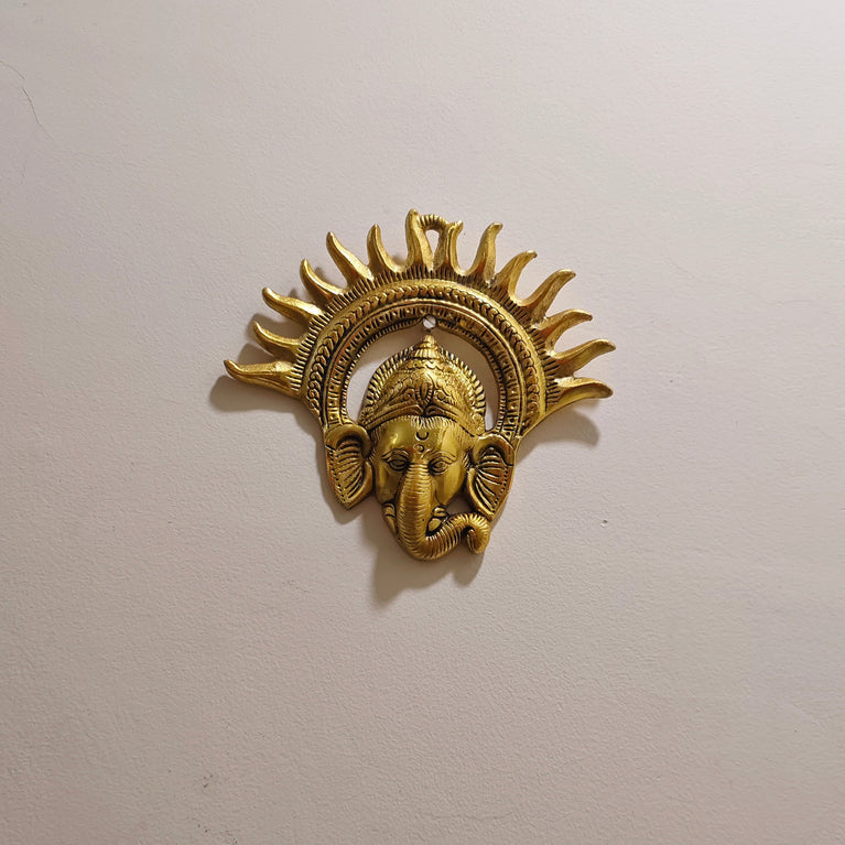 Kiran Ganesh Small ( Pichaka Kiran Ganesh) | God Idol | Metal Handicrafts | Brass | Pooja Item