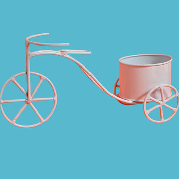 Elegant Metal Cycle Planter Small | Gardening | Planters