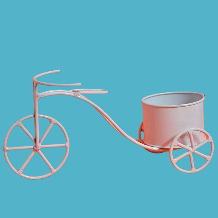 Elegant Metal Cycle Planter Small | Gardening | Planters