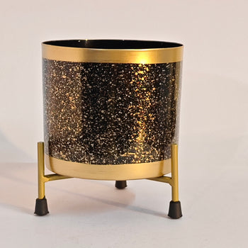 Indoor Planters for Living Room | Metal planter pot | Black and White | Indoor planters | Gardening