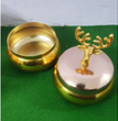 Metal Dry Fruit Box - Gold and copper platting