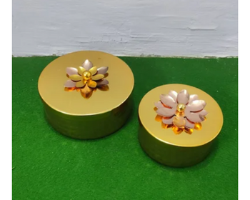 Metal Dry Fruit Box Electroplating color