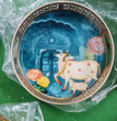 Metal Round Pichwai Tray