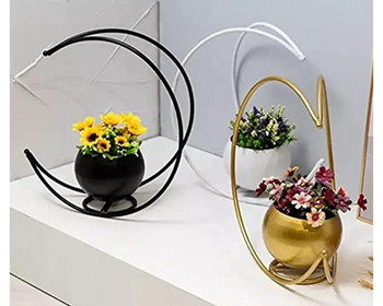 MOON SHAPE FLOWER VASE