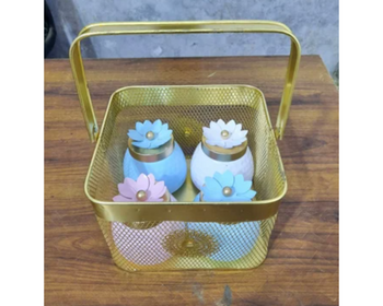 Metal Gift Basket