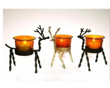 Metal T Light Candle Holder