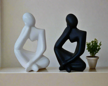 Thinking Men  Abstract Sculptures – A Symbol of Intellect & Contemplation | Table Decor | Home Decor