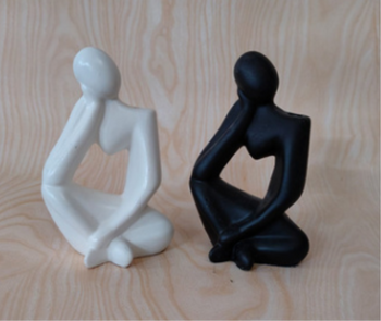 Thinking Men  Abstract Sculptures – A Symbol of Intellect & Contemplation | Table Decor | Home Decor