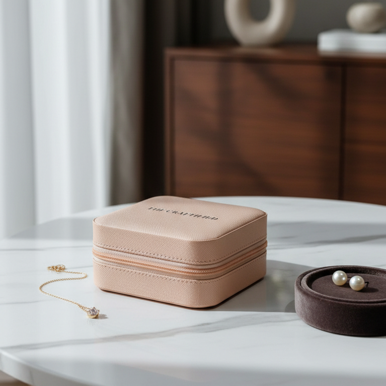 Jewellery Organiser PU Leather | jewellery organisers box | Earrings organisers | Necklace organisers | Portable Jewellery Organizer