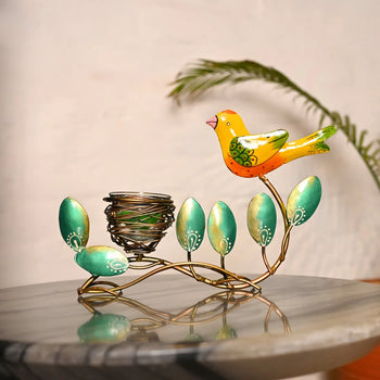 Yellow Bird T-LITE | Table decor | Candle Stand