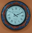 Rajasthani Painted  Clock 18 inch | Hand Painted Clock Home |  Home Decor | Clocks | Wall Decor