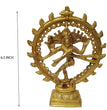 Lord Shiva as Nataraj | God Idol | Home Decor | Pooja Item | Brass | Metal Handicraft