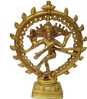 Lord Shiva as Nataraj | God Idol | Home Decor | Pooja Item | Brass | Metal Handicraft