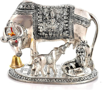 Silver Cow | Good Vibes | Spiritual | Divine | Metal Handicrafts