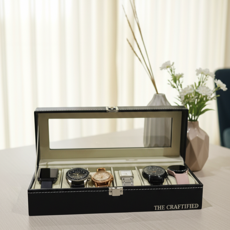 Premium Watch Organizer | 6 Slots | 3 Slots | Storage Organizer