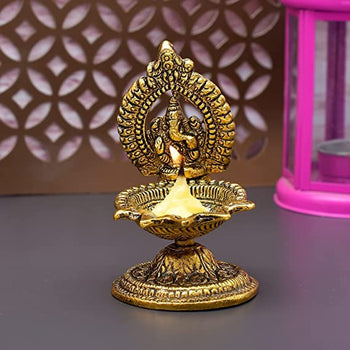 5 Batti Ganesh Deepak Chota | God Idol| Table Decor