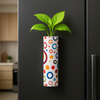 Metal Magnetic Fridge Planter Flower Pot | Tubular magnetic planter | Refrigerator, Almirah | Gardening | Planters