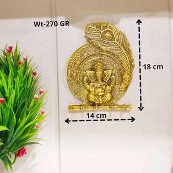 Pankh Ganesh Key Holder | God Idols | Brass