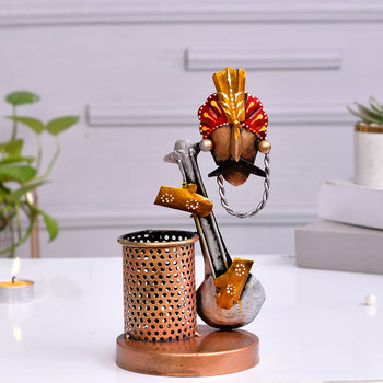 Guitar Pen Stand | Table Decor | Metal Handicraft