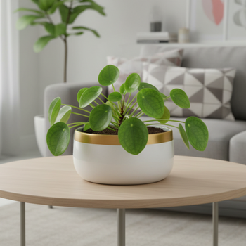 Handi Metal Pots for Indoor Plants with Drainage Hole | Gardening | Planter