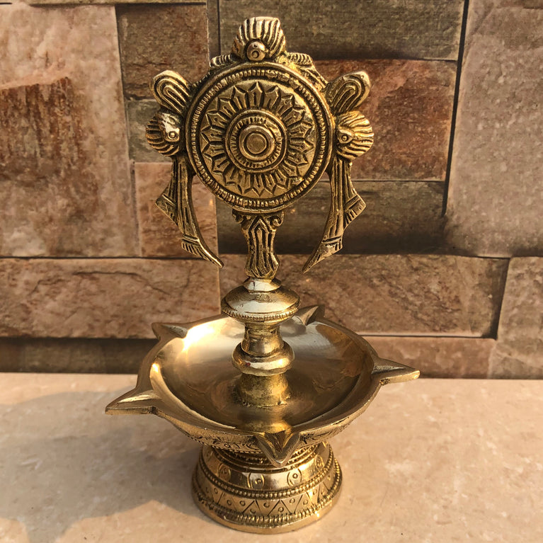 Shankh Deepak | God Idol | Brass | Pooja Item