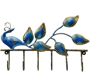 Peacock Key Holder| Wall Decor