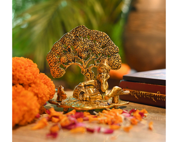 Laddu Gopal With Tree | God Idol | Brass | Pooja Item