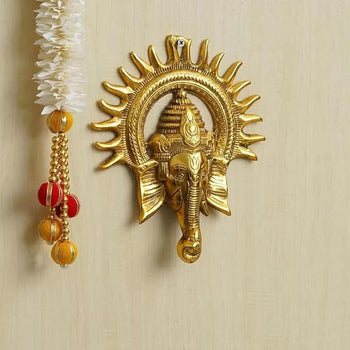 Kiran Ganesh | God Idol | Metal Handicrafts | Brass | Pooja Item