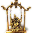 Radha Krishna Jhula | Double Peacock | God Idol | Metal Handicraft