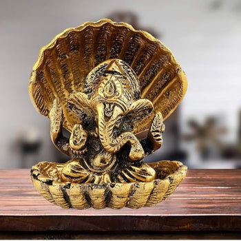 Seep Ganesh | God Idol | Brass | Pooja Item
