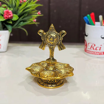 Shankh Deepak | God Idol | Brass | Pooja Item