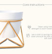 Planter Pot Stand for Outdoor | Planter Stand for Garden | Plant Stand for Home | Gamla Stand for Home | Metal Indoor Pots with Drainage Hole | Set of 1| Gardening | Planter