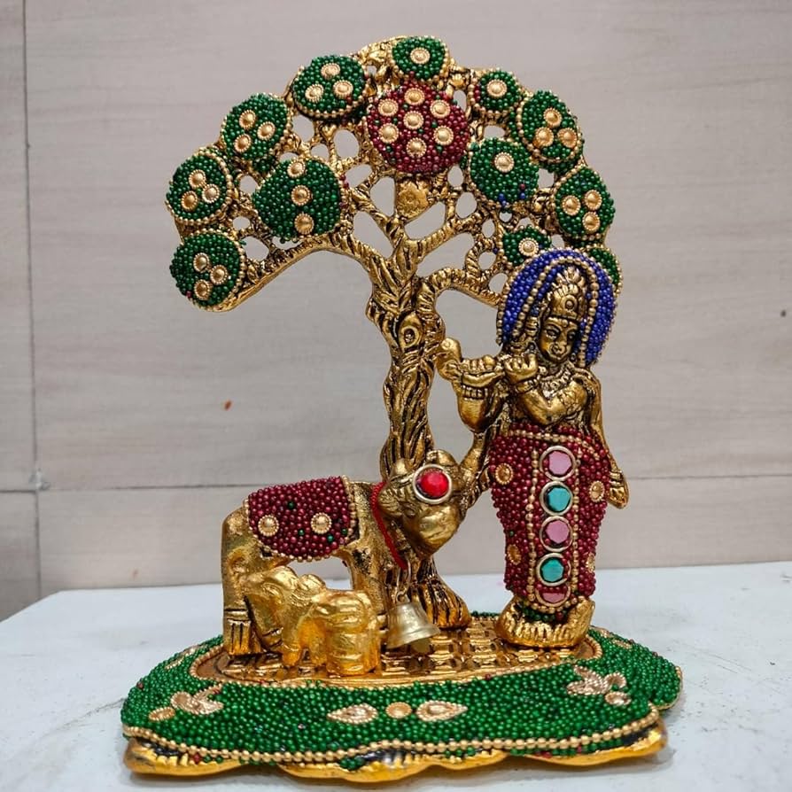 Stone Kadam Krishna | God Idols | Brass