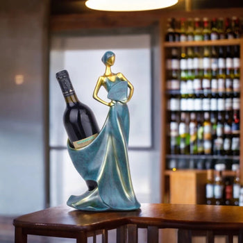Wine holder lady statue | Resin | Bar | Home Decor