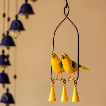 Hanging Yellow Bird | Home Decor